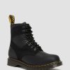 Men * | 1460 Pascal Leather & Suede Lace Up Boots Hot Selling