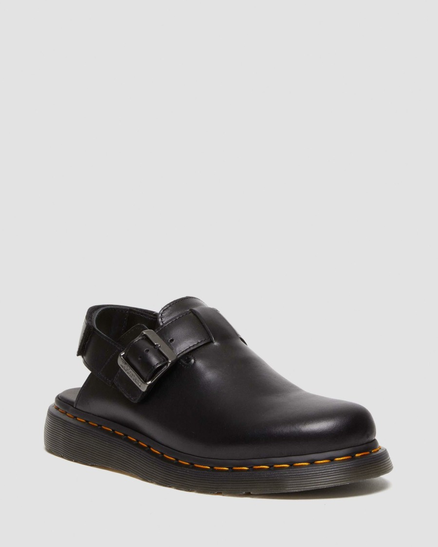 Men * | Jorge Ii Brando Leather Slingback Mules Sale Online