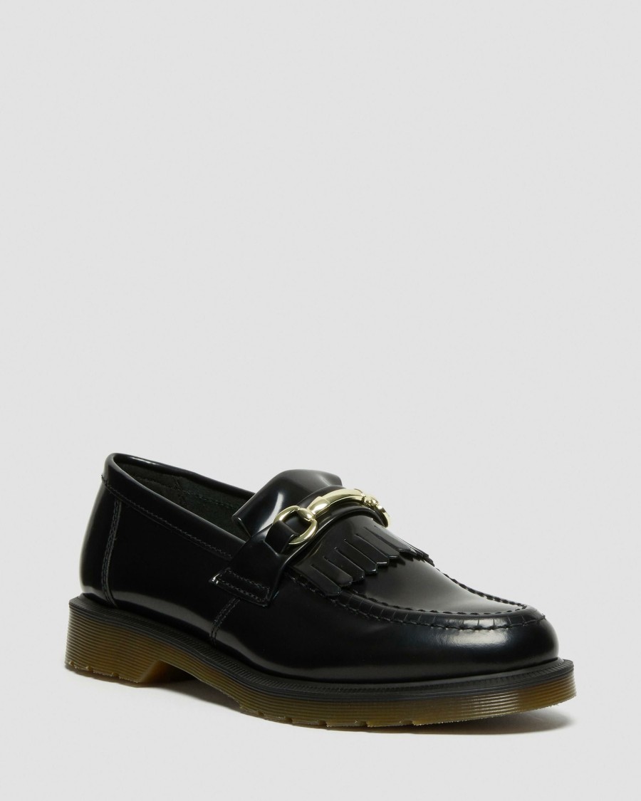 Men * | Adrian Snaffle Smooth Leather Kiltie Loafers Lower Prices