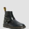 Men * | Jaimes Leather Harness Chelsea Boots Bargain Sale