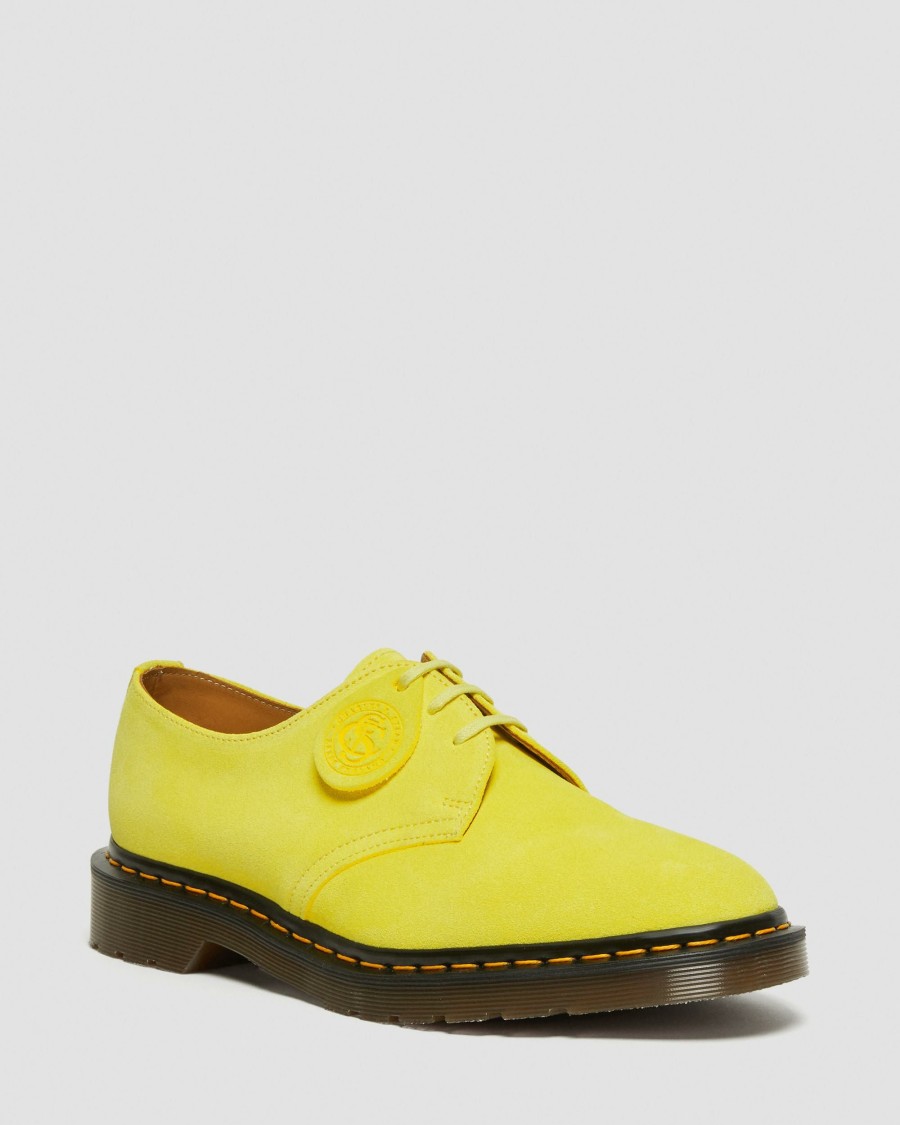 Men * | 1461 Made In England Buck Suede Oxford Shoes Flash Sale