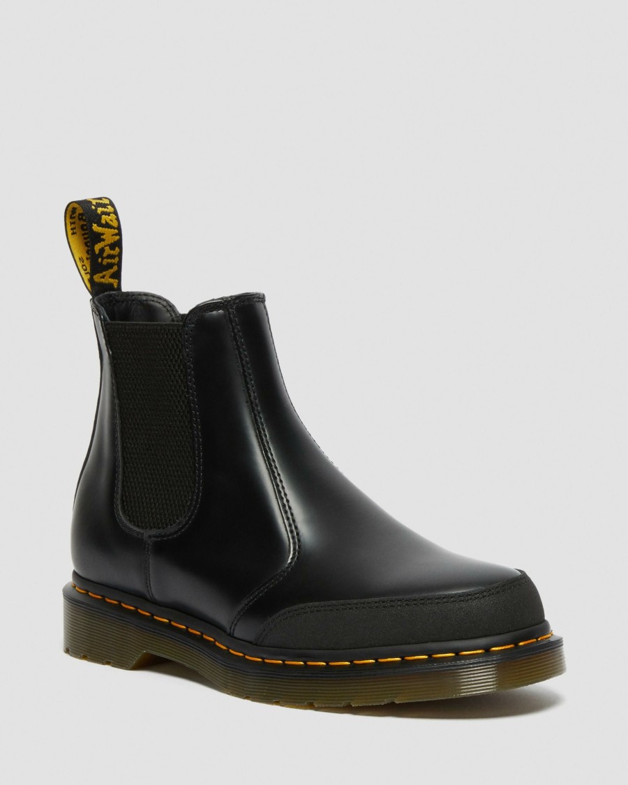 Men * | 2976 Guard Panel Leather Chelsea Boots Best Quality