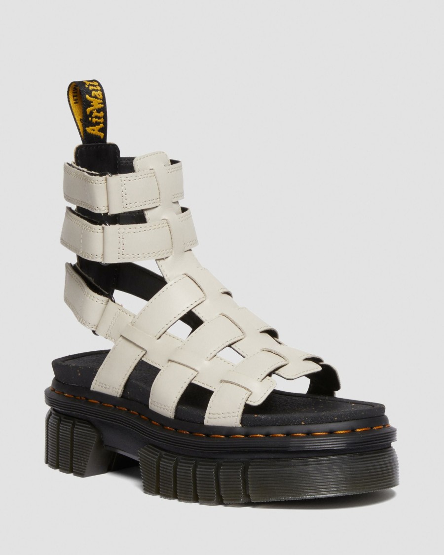 Women * | Ricki Nappa Lux Leather Platform Gladiator Sandals Online Store