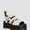 Women * | Ricki Nappa Lux Leather 3-Strap Platform Sandals Bargain Sale