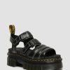 Women * | Ricki Nappa Lux Leather 3-Strap Sandals High Quality