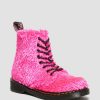 Kids * | Junior 1460 Pascal Tinsel Fur Lace Up Boots Tendy Style