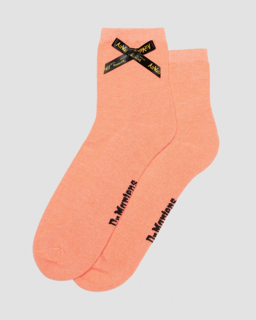 Women * | Ankle Bow Organic Cotton Blend Socks Tendy Style