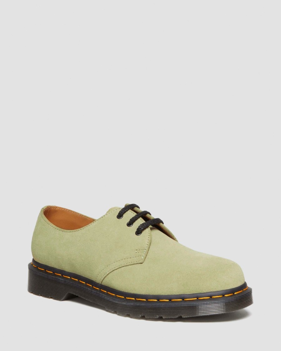 Men * | 1461 Suede Oxford Shoes Lower Prices