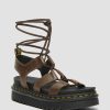 Women * | Nartilla Illusion Leather Gladiator Sandals Best Quality