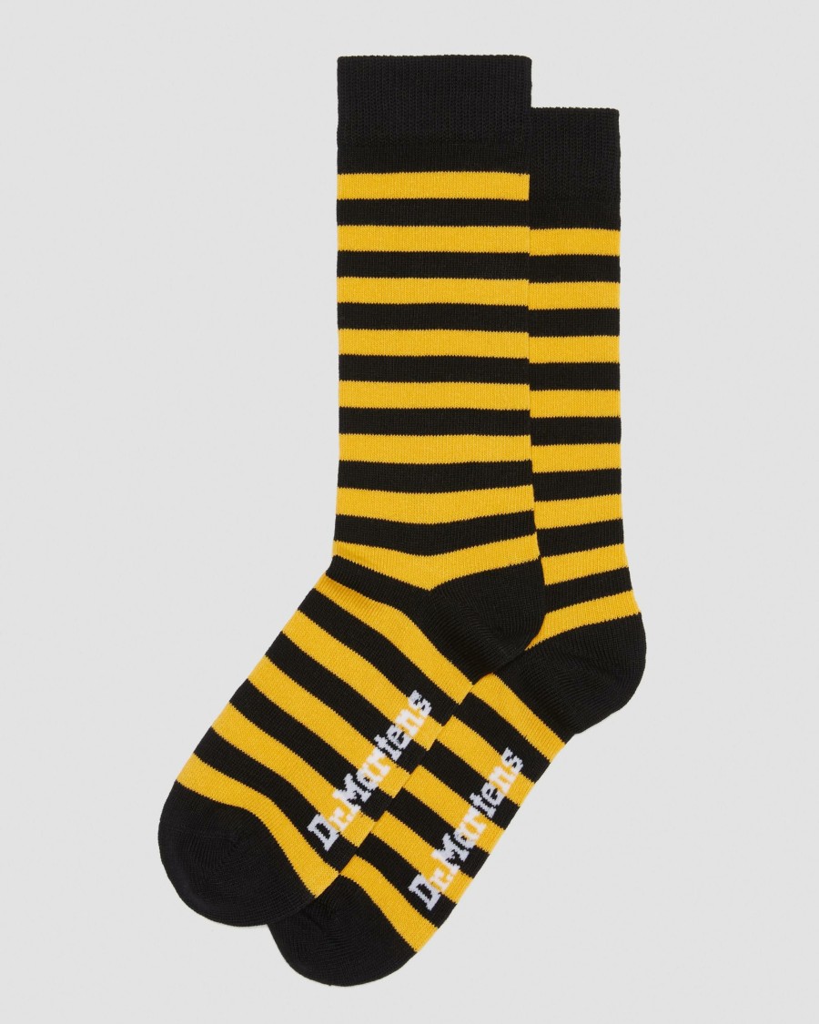 Women * | Thin Stripe Organic Cotton Blend Socks Sale Online