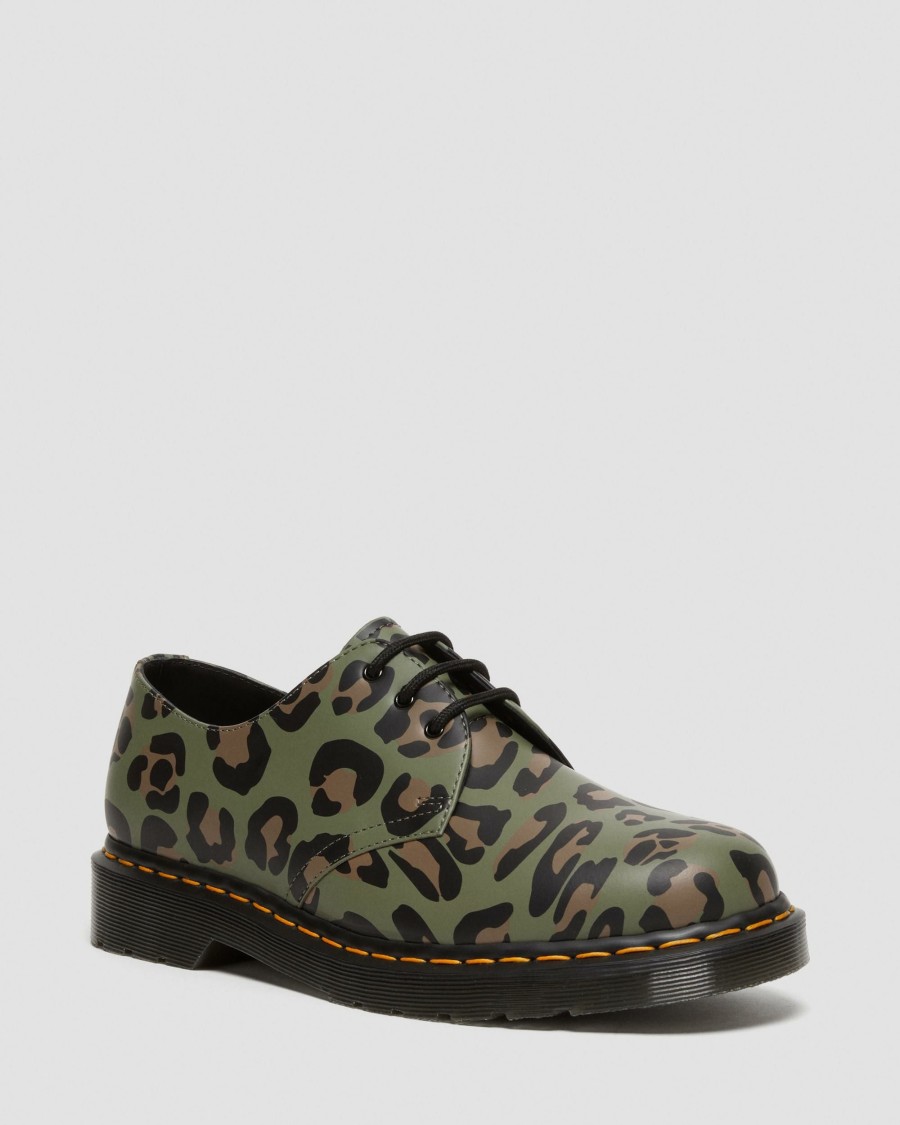 Men * | 1461 Distorted Leopard Print Oxford Shoes Promotions