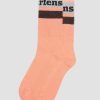 Women * | Athletic Logo Organic Cotton Blend Socks Best Quality