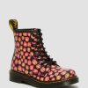 Kids * | Junior 1460 Leopard Hydro Leather Lace Up Boots Good Quality