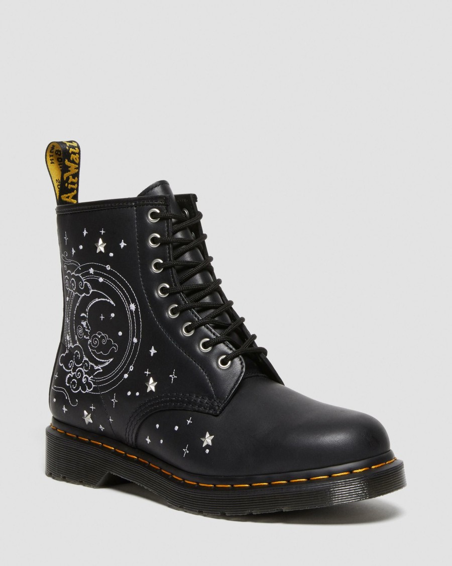 Men * | 1460 Cosmic Embroidered Leather Lace Up Boots Lower Prices