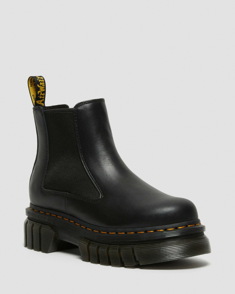 Women * | Audrick Nappa Leather Platform Chelsea Boots Typical Style