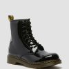 Kids * | Youth 1460 Patent Leather Lace Up Boots Hot Selling