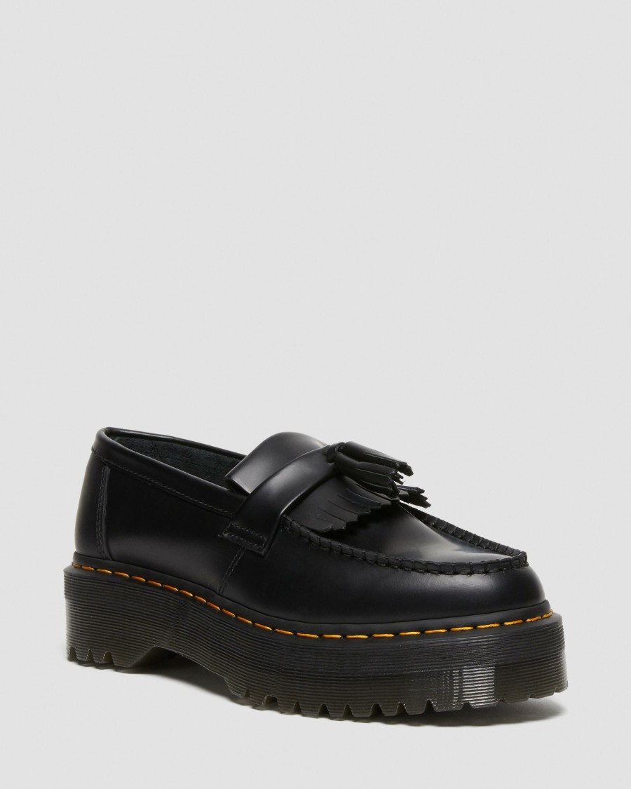 Men * | Adrian Leather Platform Tassel Loafers Discount Online