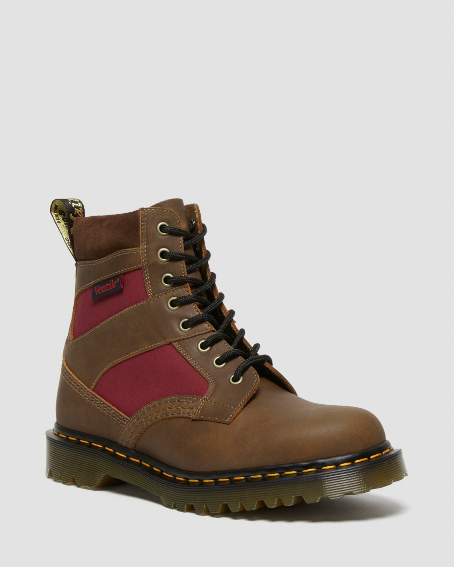 Men * | 1460 Made In England Padded Panel Lace Up Boots Featured