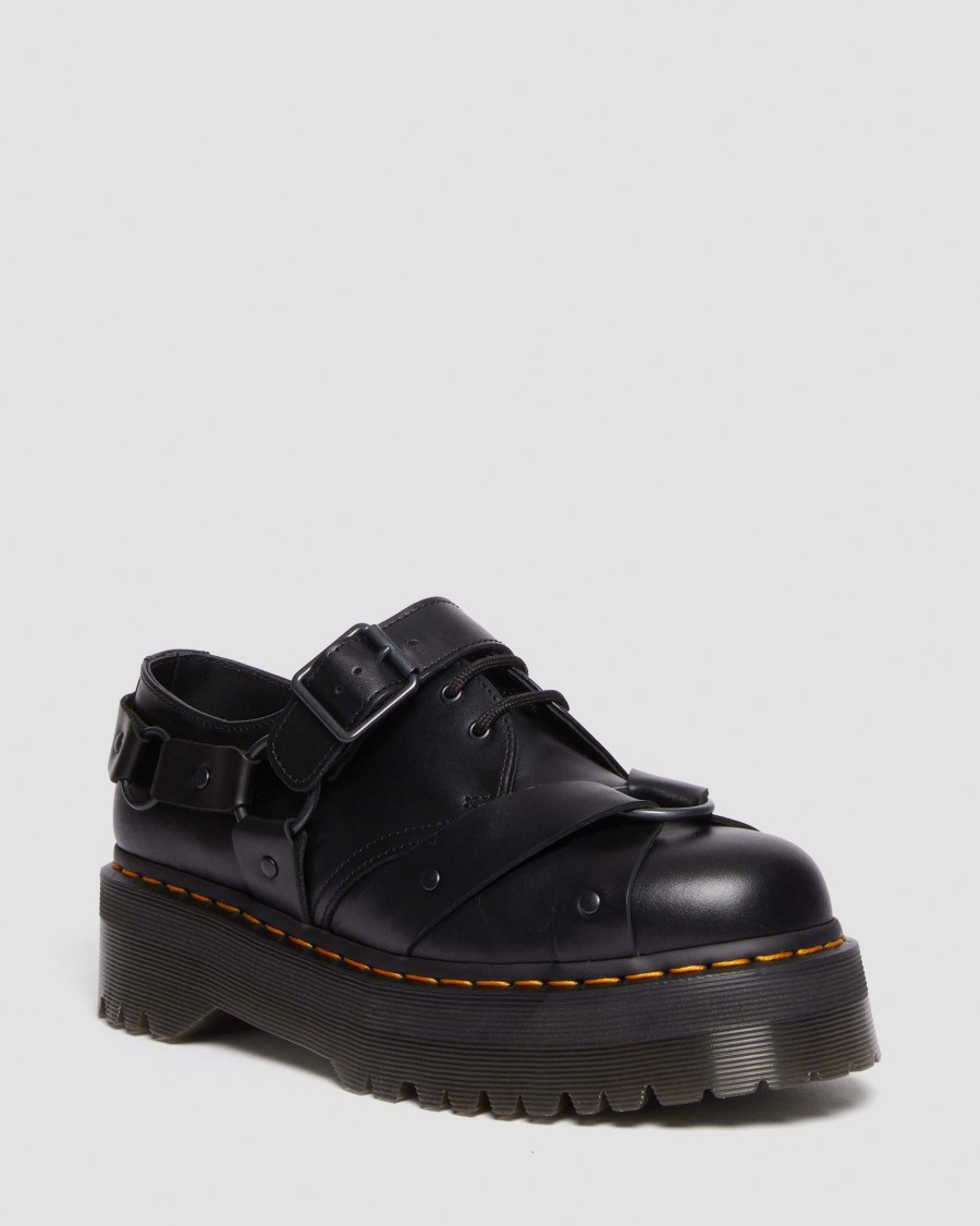 Men * | 1461 Harness Leather Platform Shoes Cheap Online