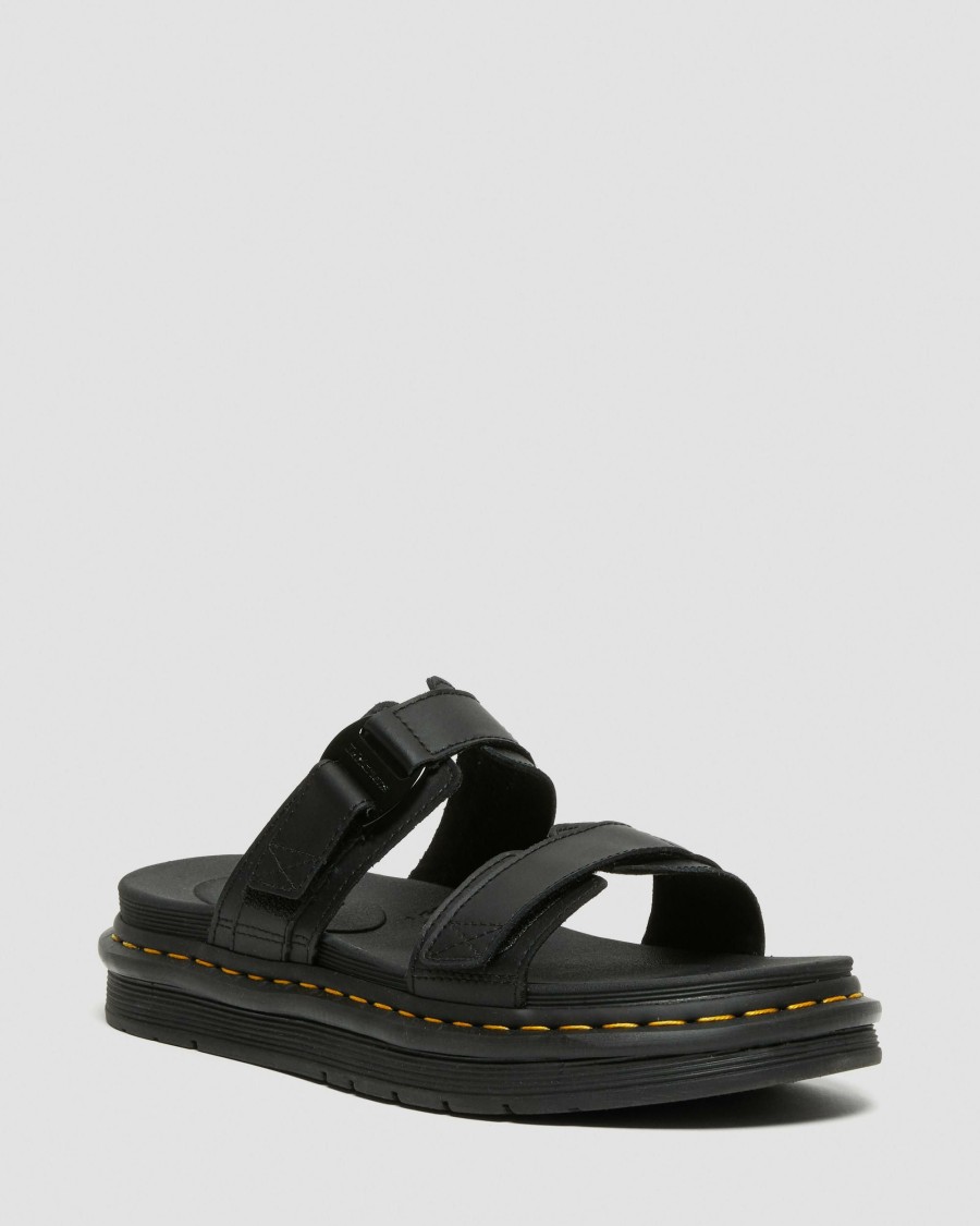 Men * | Chilton Men'S Leather Slide Sandals Shop