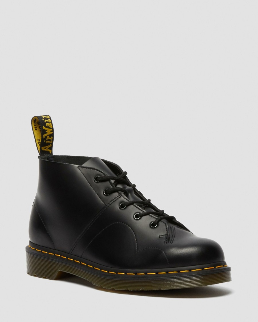 Men * | Church Smooth Leather Monkey Boots Cheap Online