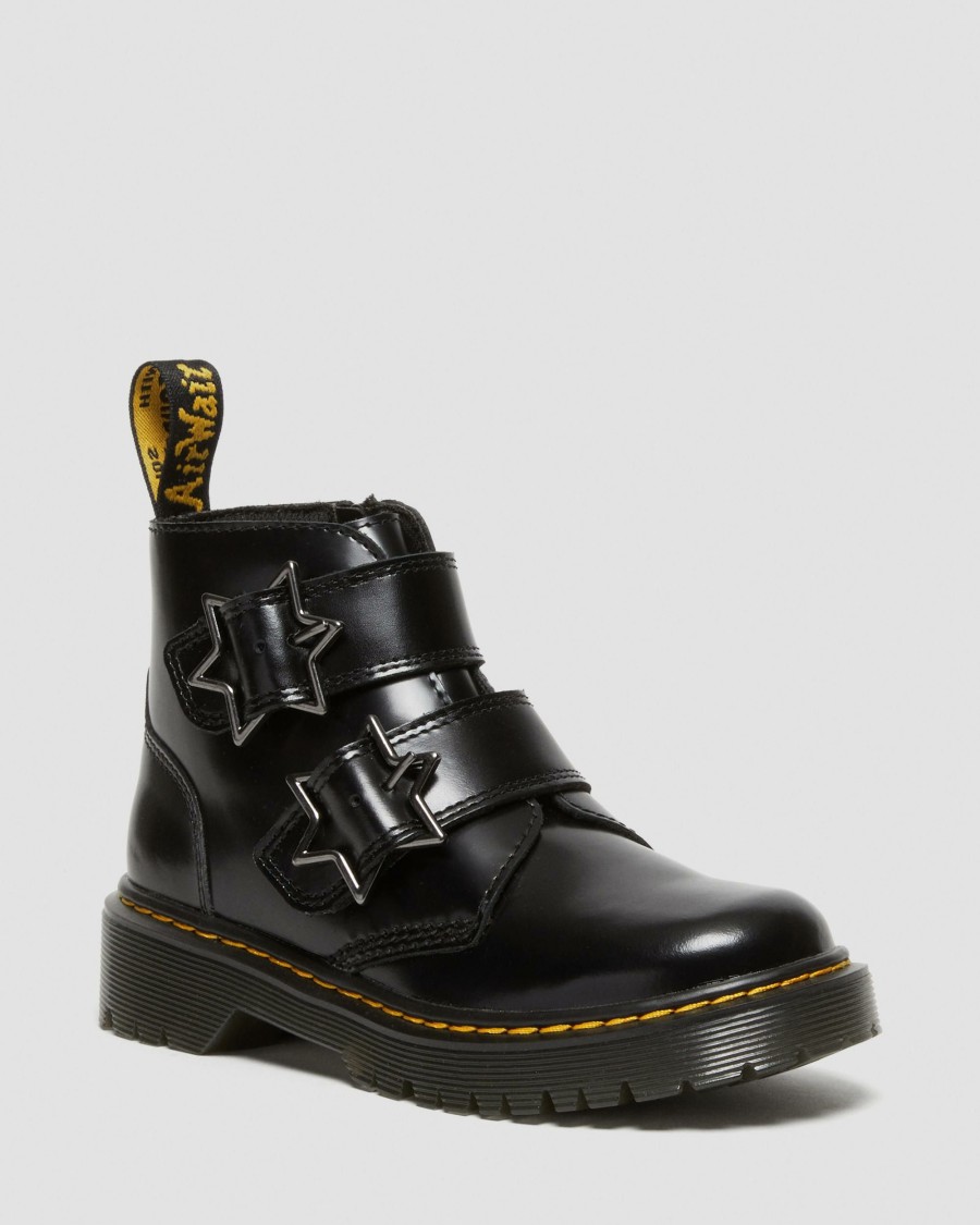 Kids * | Junior Devon Bex Leather Ankle Boots Bargain Sale