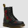 Women * | 1460 Vonda Floral Leather Lace Up Boots Reliable Quality