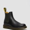 Men * | 2976 Yellow Stitch Smooth Leather Chelsea Boots Typical Style